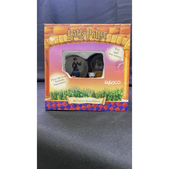 Harry Potter Enesco Musical Waterball Hagrid, Harry and Norbert